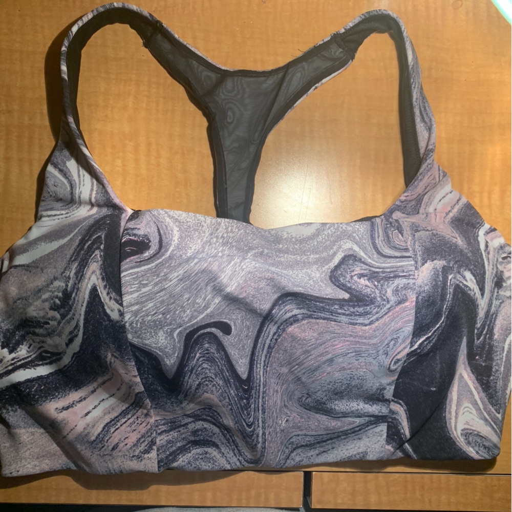 EUC VS Marble Sports Bra sz 36DD - Picture 2 of 6